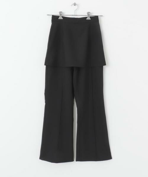 KBF / ケービーエフ その他パンツ | 『2サイズ展開』スカートレイヤードフレアパンツ | 詳細9