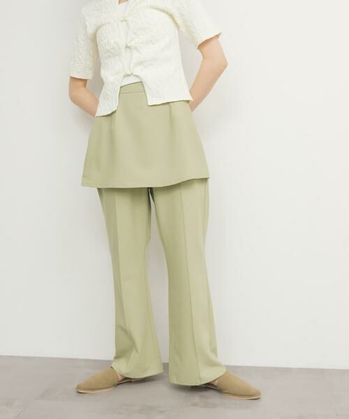 KBF / ケービーエフ その他パンツ | 『2サイズ展開』スカートレイヤードフレアパンツ | 詳細27