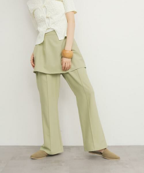 KBF / ケービーエフ その他パンツ | 『2サイズ展開』スカートレイヤードフレアパンツ | 詳細28