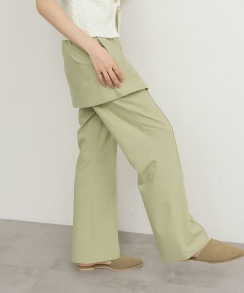 KBF / ケービーエフ その他パンツ | 『2サイズ展開』スカートレイヤードフレアパンツ | 詳細29