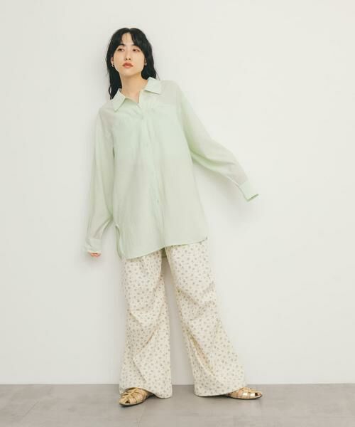 KBF / ケービーエフ その他パンツ | フラワープリントドロストパンツ | 詳細12