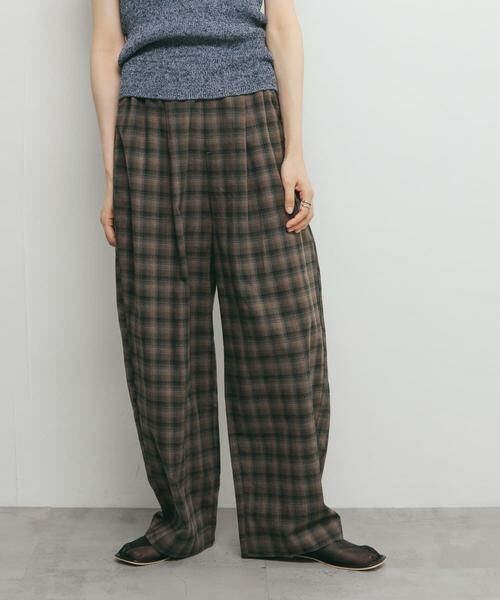 KBF / ケービーエフ その他パンツ | チェックイージーパンツ | 詳細1