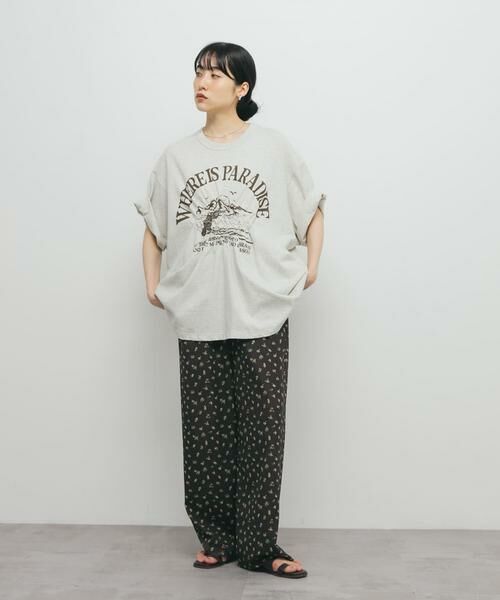 KBF / ケービーエフ その他パンツ | フラワープリントメッシュパンツ | 詳細5