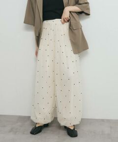 KBF / ケービーエフ その他パンツ | フロッキードットチュールバルーンパンツ