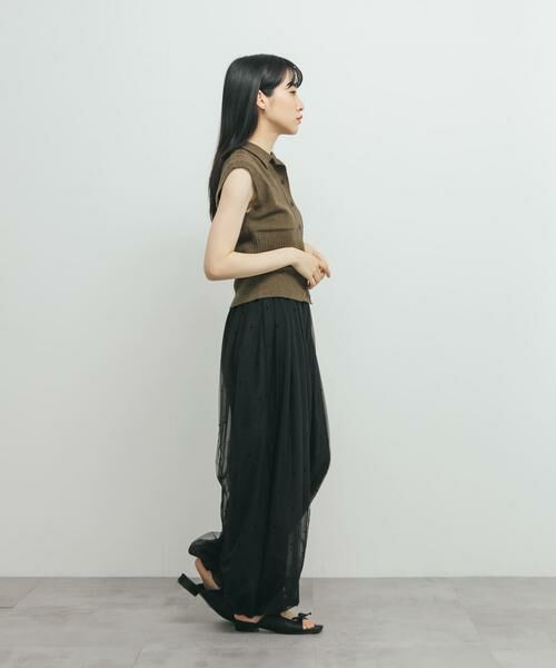 KBF / ケービーエフ その他パンツ | フロッキードットチュールバルーンパンツ | 詳細23