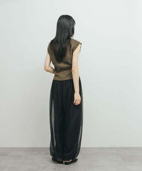 KBF / ケービーエフ その他パンツ | フロッキードットチュールバルーンパンツ | 詳細24