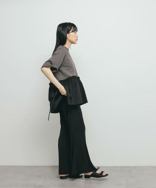 KBF / ケービーエフ その他パンツ | シャイニーイージーフレアパンツ | 詳細6