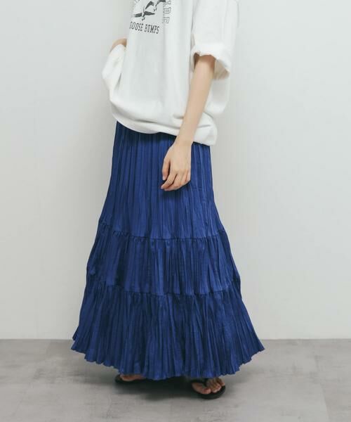 KBF / ケービーエフ スカート | ランダムプリーツスカート | 詳細3