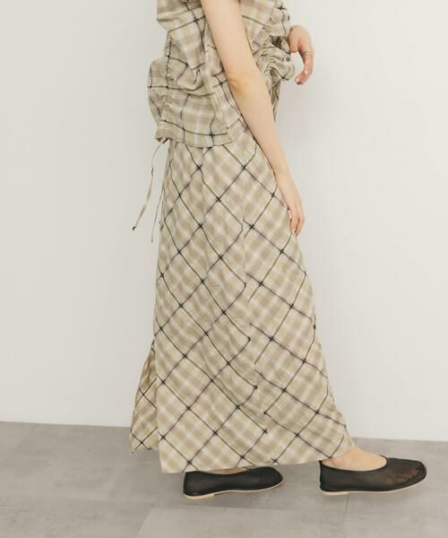 KBF / ケービーエフ スカート | シアーチェックIラインスカート | 詳細29
