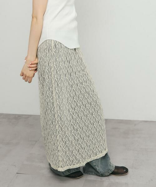 KBF / ケービーエフ スカート | シアーレーススカート | 詳細3