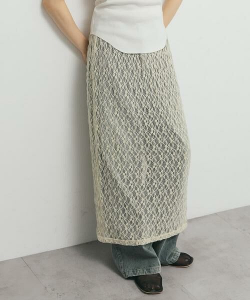 KBF / ケービーエフ スカート | シアーレーススカート | 詳細4