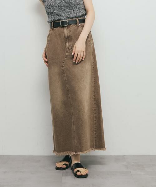 KBF / ケービーエフ スカート | バックスリットデニムスカート | 詳細1