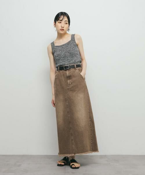 KBF / ケービーエフ スカート | バックスリットデニムスカート | 詳細4