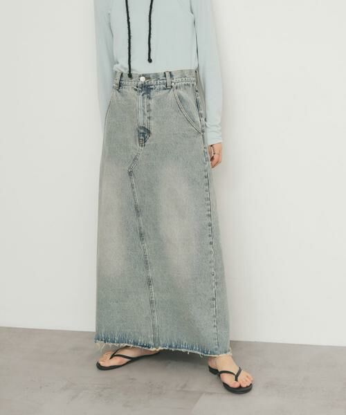 KBF / ケービーエフ スカート | バックスリットデニムスカート | 詳細9