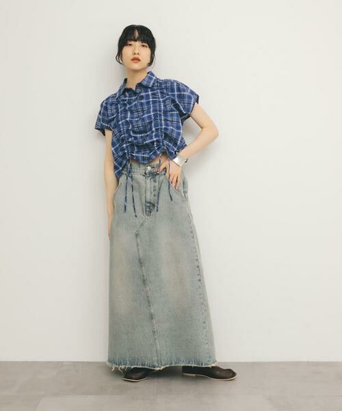 KBF / ケービーエフ スカート | バックスリットデニムスカート | 詳細13