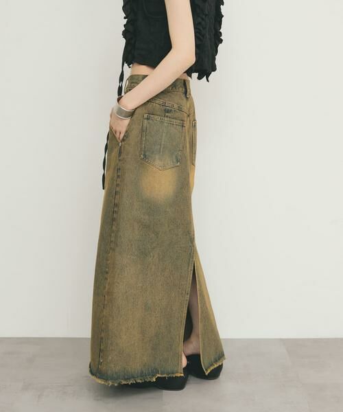 KBF / ケービーエフ スカート | バックスリットデニムスカート | 詳細26