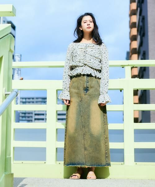 KBF / ケービーエフ スカート | バックスリットデニムスカート | 詳細28