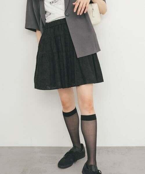 KBF / ケービーエフ スカート | エンブロイダリーミニスカート | 詳細16