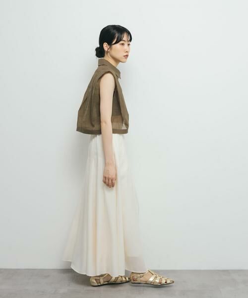 KBF / ケービーエフ スカート | ワイドフレアシアースカート | 詳細5