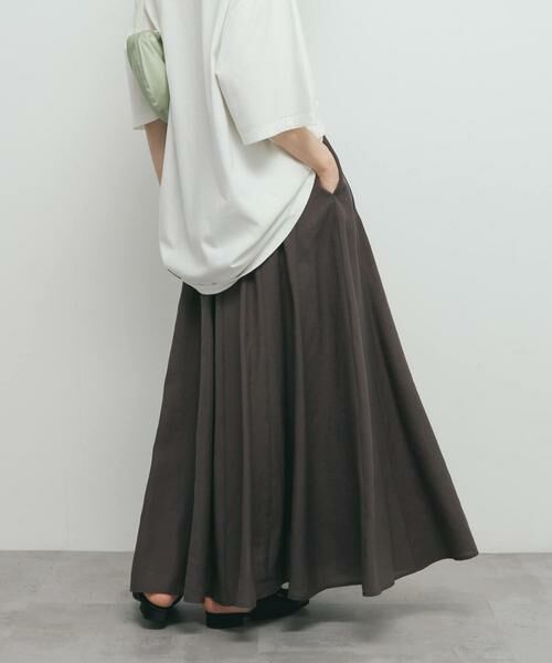 KBF / ケービーエフ スカート | ワイドフレアシアースカート | 詳細25