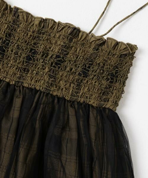 KBF / ケービーエフ スカート | チュールレイヤードチェックスカート | 詳細7