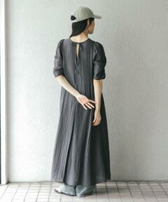 KBF / ケービーエフ ワンピース | ギャザースリーブフレアワンピース