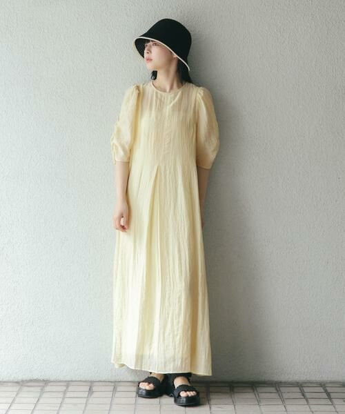 KBF / ケービーエフ ワンピース | ギャザースリーブフレアワンピース | 詳細2