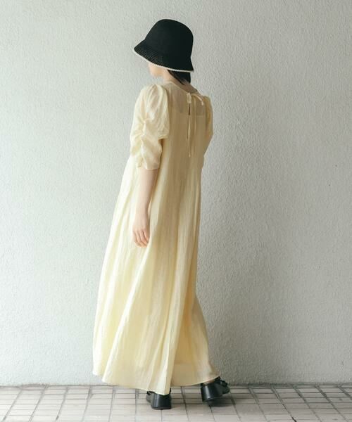 KBF / ケービーエフ ワンピース | ギャザースリーブフレアワンピース | 詳細3