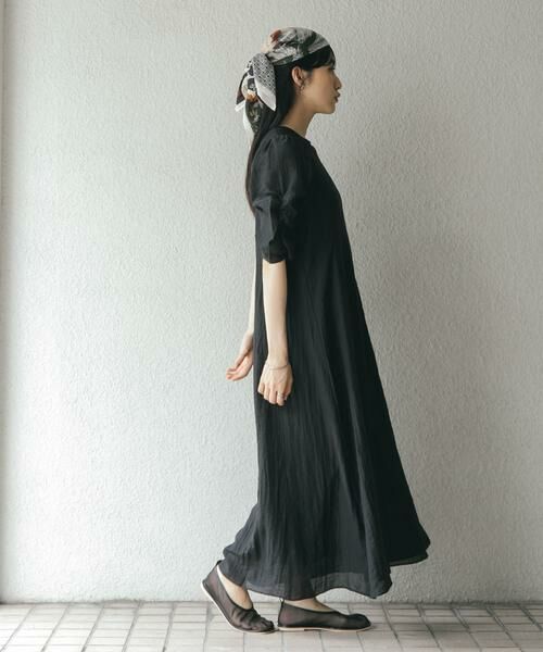 KBF / ケービーエフ ワンピース | ギャザースリーブフレアワンピース | 詳細16