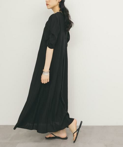 KBF / ケービーエフ ワンピース | ギャザースリーブフレアワンピース | 詳細19