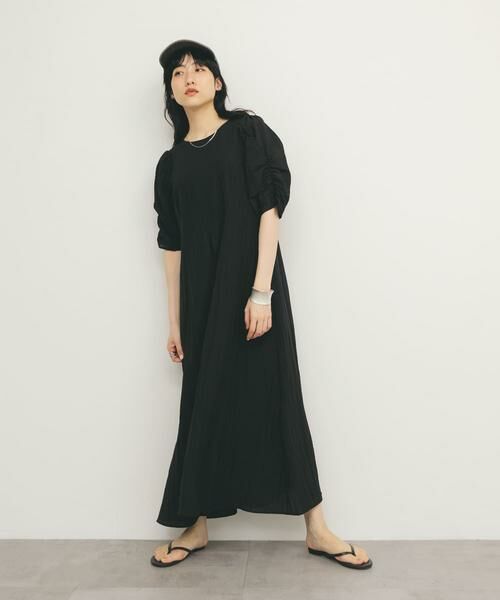 KBF / ケービーエフ ワンピース | ギャザースリーブフレアワンピース | 詳細20