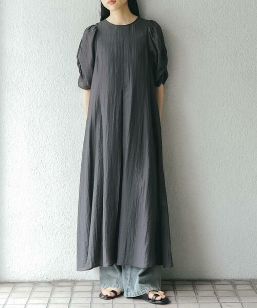 KBF / ケービーエフ ワンピース | ギャザースリーブフレアワンピース | 詳細24