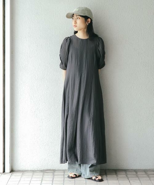 KBF / ケービーエフ ワンピース | ギャザースリーブフレアワンピース | 詳細25