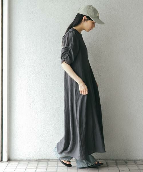 KBF / ケービーエフ ワンピース | ギャザースリーブフレアワンピース | 詳細26