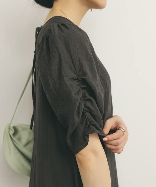 KBF / ケービーエフ ワンピース | ギャザースリーブフレアワンピース | 詳細27