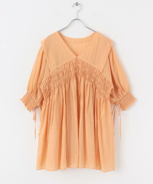 KBF / ケービーエフ ワンピース | 2WAYシャーリングミニワンピース | 詳細1