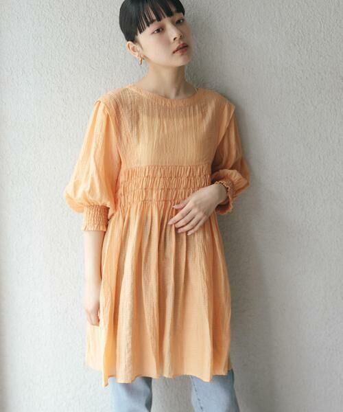 KBF / ケービーエフ ワンピース | 2WAYシャーリングミニワンピース | 詳細3