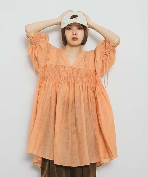 KBF / ケービーエフ ワンピース | 2WAYシャーリングミニワンピース | 詳細4