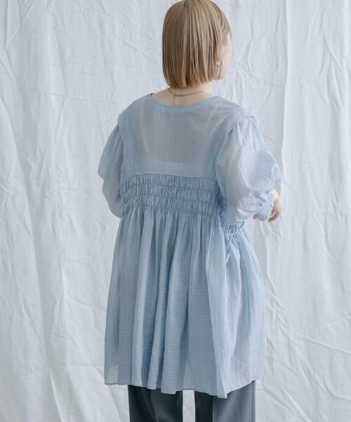 KBF / ケービーエフ ワンピース | 2WAYシャーリングミニワンピース | 詳細13