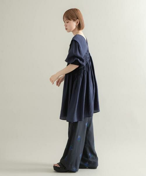 KBF / ケービーエフ ワンピース | 2WAYシャーリングミニワンピース | 詳細20