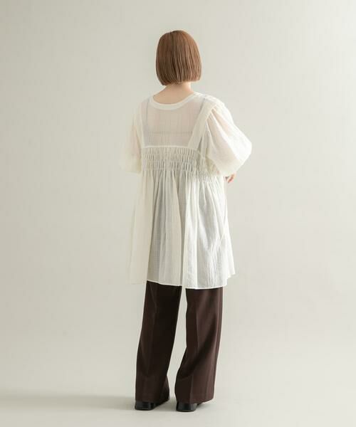 KBF / ケービーエフ ワンピース | 2WAYシャーリングミニワンピース | 詳細28