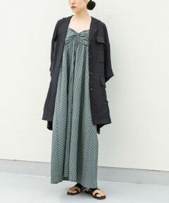 KBF / ケービーエフ ワンピース | ドロストチェックキャミワンピース