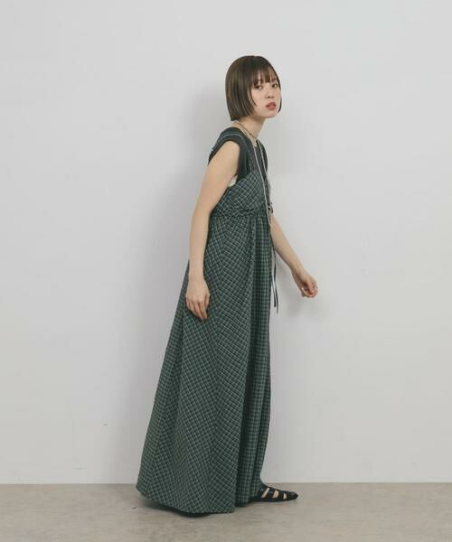 KBF / ケービーエフ ワンピース | ドロストチェックキャミワンピース | 詳細4