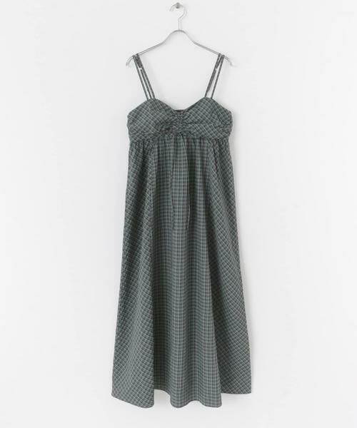 KBF / ケービーエフ ワンピース | ドロストチェックキャミワンピース | 詳細7