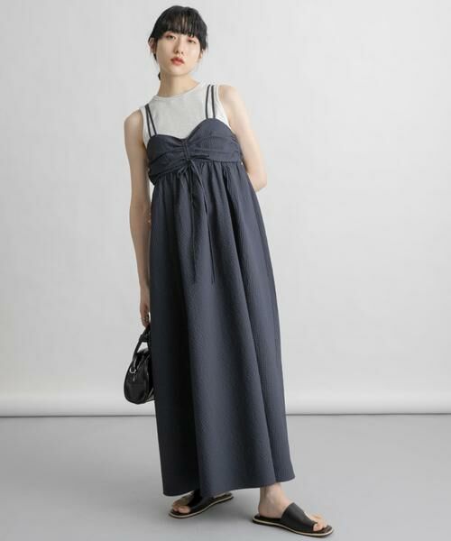 KBF / ケービーエフ ワンピース | ドロストチェックキャミワンピース | 詳細14