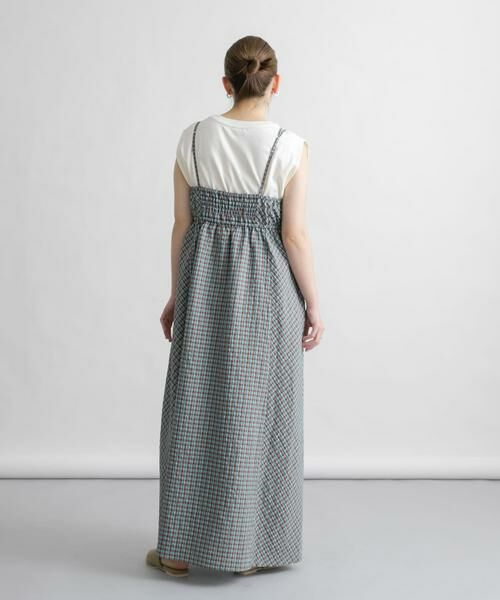 KBF / ケービーエフ ワンピース | ドロストチェックキャミワンピース | 詳細27