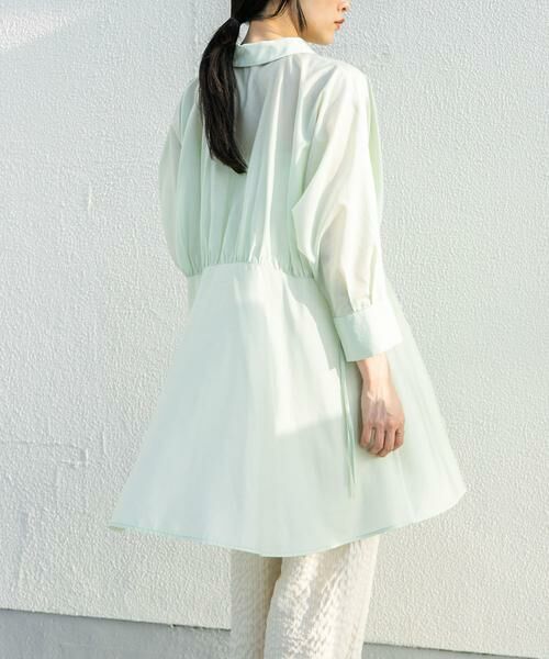 KBF / ケービーエフ ワンピース | カーブギャザーミニワンピース | 詳細3