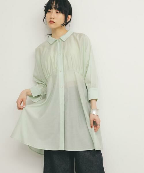 KBF / ケービーエフ ワンピース | カーブギャザーミニワンピース | 詳細5