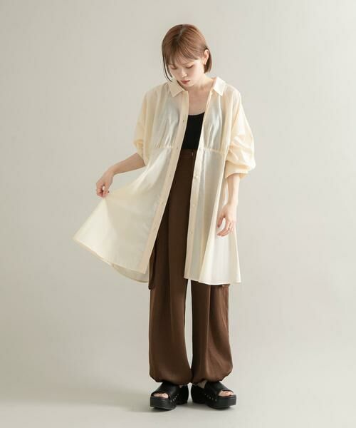 KBF / ケービーエフ ワンピース | カーブギャザーミニワンピース | 詳細29