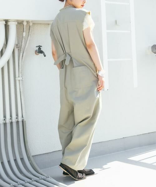 KBF / ケービーエフ サロペット・オールインワン | フロントZIPジャンプスーツ | 詳細2